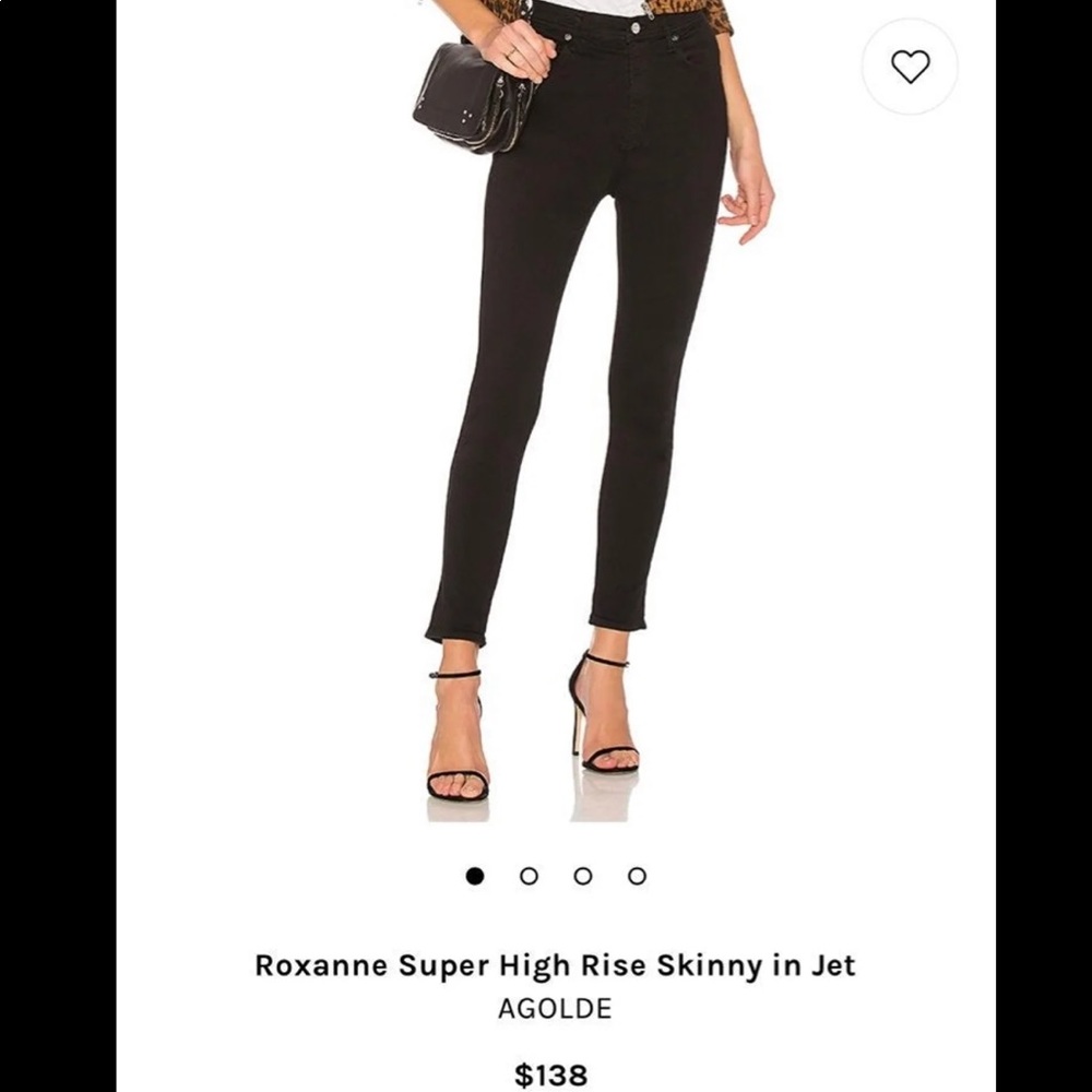 size 24 black AGOLDE jeans